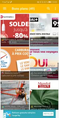 Max de bons plans android App screenshot 8